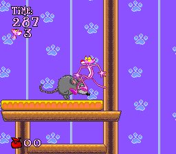 Pink Panther in Pink Goes to Hollywood (USA) In game screenshot